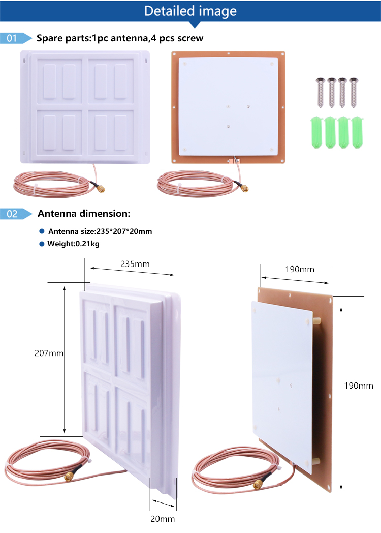 antenna pcb uhf 8dbi Csb7